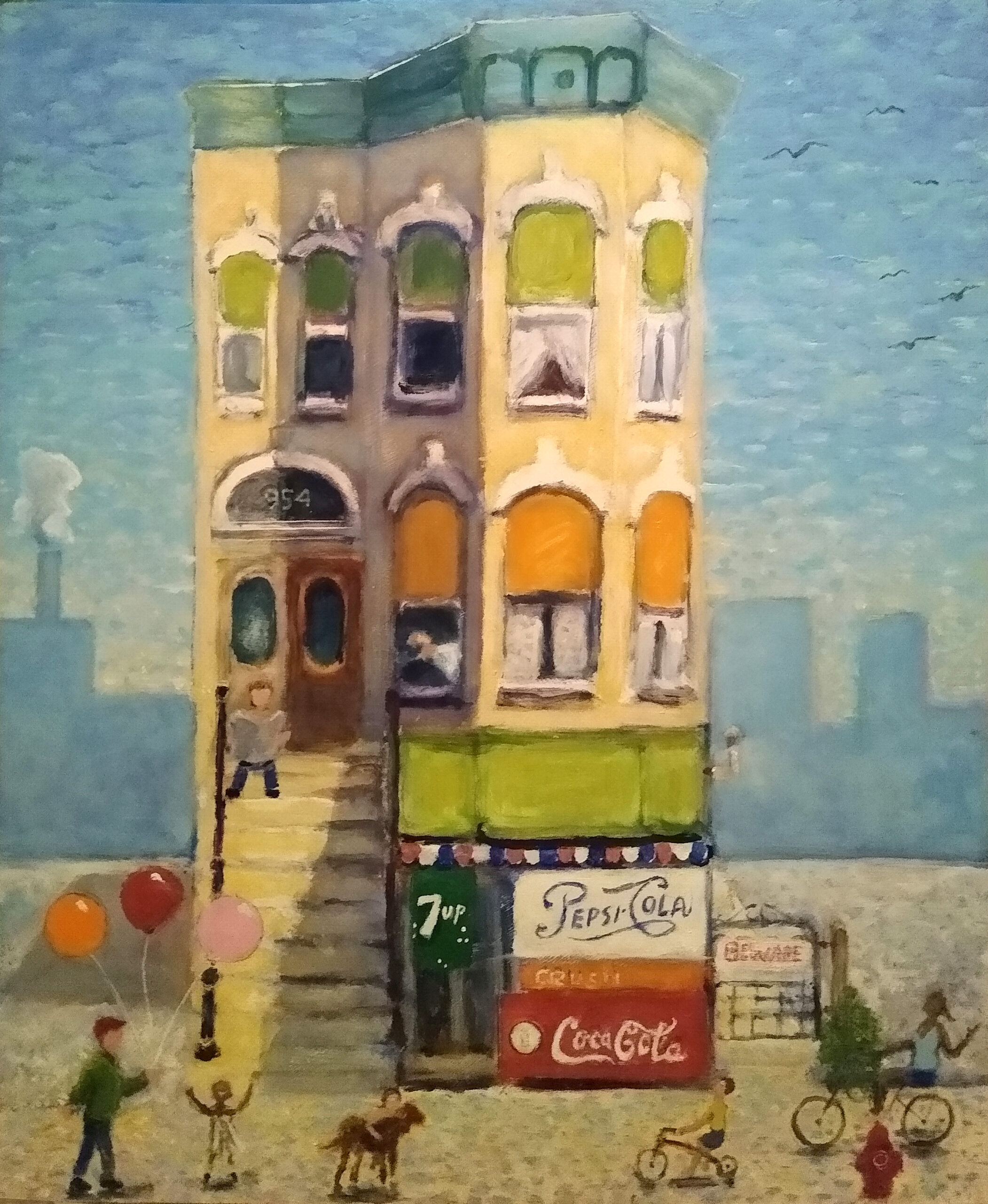 West Side Walkup Painting